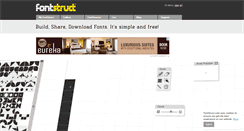 Desktop Screenshot of fontstruct.com